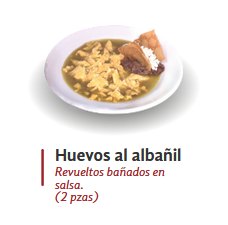 Huevos al albañil